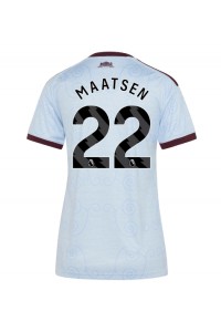 Aston Villa Ian Maatsen #22 Jalkapallovaatteet Naisten Kolmaspaita 2026-27 Lyhythihainen